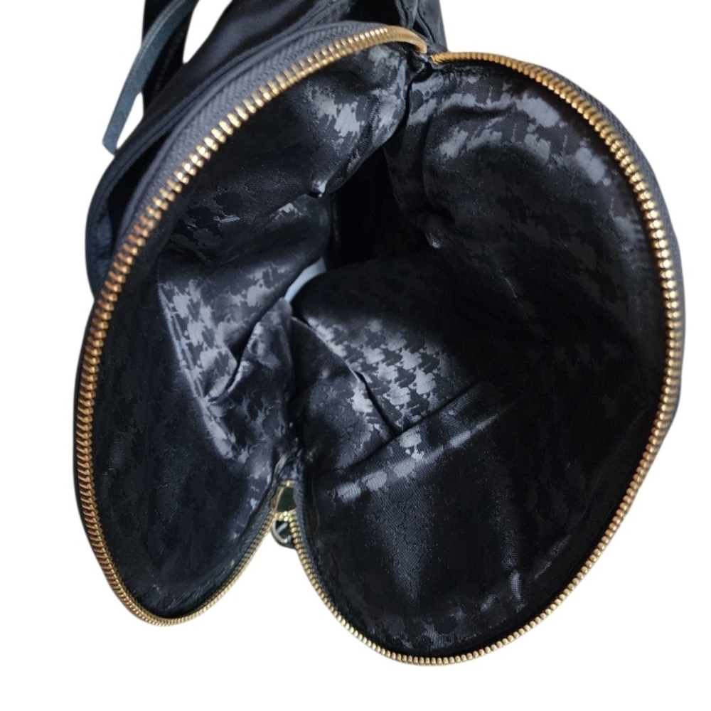 Karl Lagerfeld Black Crossbody Bag With Gold Accents - Picture 3 of 7